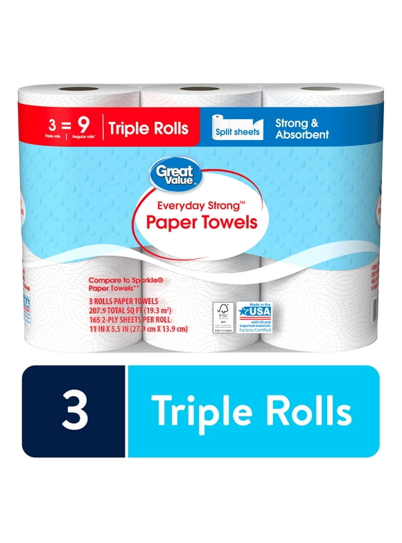 Great Value Paper Towels in Paper Towels