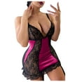 thumbnail image 2 of uublik Valentines Lingerie Set for Women Lace Babydoll Sexy Naughty Plus Size Bodysuit, 2 of 5
