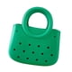 thumbnail image 3 of Bolsa de la playa para mujer Cesta de bolsas de bolsas pequeñas impermeables PVC ABIERTO de VIAJE de VIAJE de VERANO Verde, 3 of 8