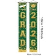 thumbnail image 2 of Class 2026 Green Gold Graduation Banner for Doorway Porch Flags Banners & Accessories Marks, 2 of 4