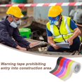 thumbnail image 4 of Uxcell Flagging Tape Non-Adhesive Plastic Neon Survey Marking Tapes for Tree Hunting Boundaries Red/Black/Purple/Yellow/White/Pink, 4 of 5