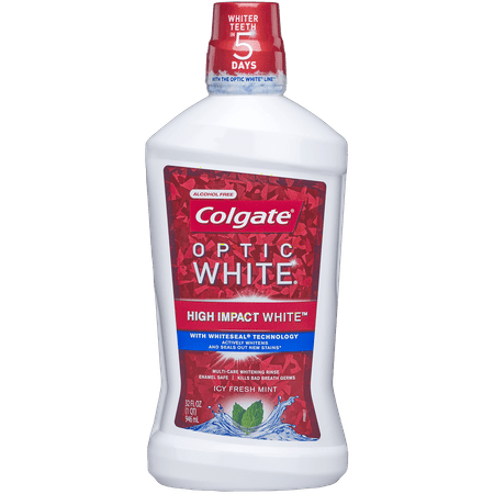 Colgate whitening rinse