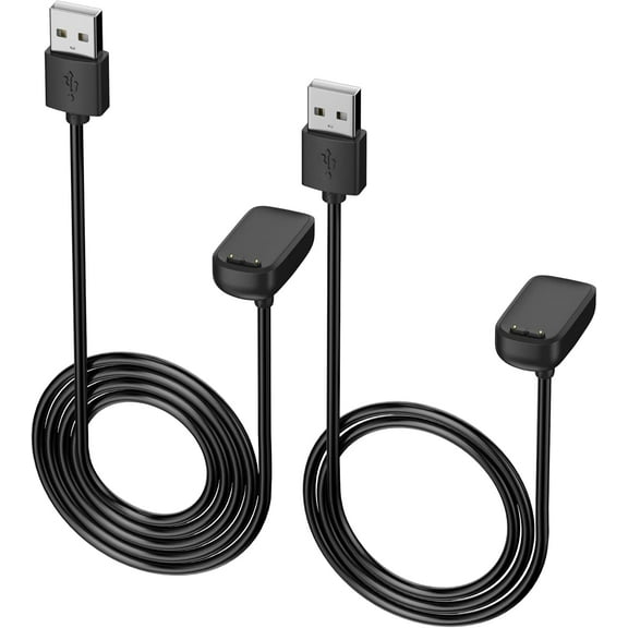 MYKOMI Charger Compatible for Fitbit Charge 6/Charge 5/Luxe Cable,Smartwatch Magnetic Fast Charging Cable [Portable]