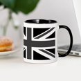 thumbnail image 4 of CafePress - Union Jack Black And White Mugs - 11 oz Ceramic Mug - Novelty Coffee Tea Cup, 4 of 6