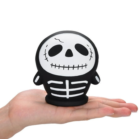 Halloween Skulll Scented Squishies Slow Rising Kids Toys Stress Relief Toy Props