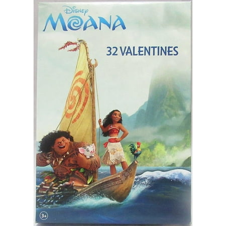 Disney Moana Paper Magic 32 Count Valentines (Best Deal On Magic Bullet)