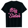thumbnail image 4 of ibiyuan Big Sister Shirts for Girls Toddler Girls Promoted To Big Sister Cotton T-Shirt Pregnancy Announcement Graphic Short Sleeve Kids Shirts Girls 12-14 Sibling Outfits Tee Girl Tops Size 7-8, 4 of 4