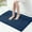 Blue, variant on Chenille Bathroom Rugs Mat, Chenille Bath Rug Mat Non-Slip Bath Mat, Washable Soft Shower Shag Bath Rugs