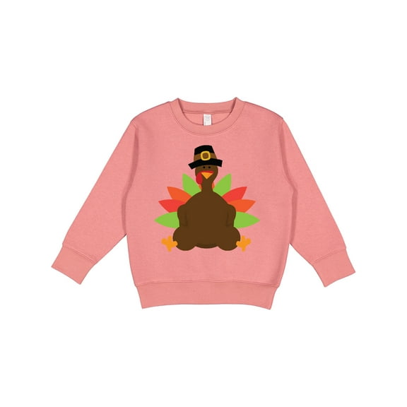 Inktastic Thanksgiving Pilgrim Turkey Toddler Sweatshirt