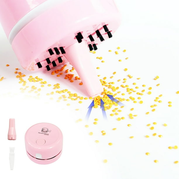 Limpiador de succión Diamond Art Drill | Aspiradora portátil de cuentas de diamantes de imitación para pintura de diamantes 5D | Recargable por USB con cepillo suave y cabezal en ángulo | No incluye