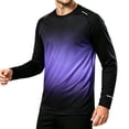 thumbnail image 4 of hoksml Men's Long Sleeve Workout T Shirts, Quick Dry Athletic Running Tops, Raglan Crew Neck Performance Sport Tees for Training Gym, 4 of 4