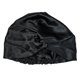 thumbnail image 5 of Satén sedoso para mujer, gorro Extra grande para dormir, pelo anudado para protección, turbante, sombrero de noche, Hijab de banda ancha elástica para cubrir la cabeza, 5 of 5