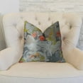 thumbnail image 2 of Plutus PBRAZ382-2424-DP Fairy Garden Gray Yellow & Coral Handmade Luxury Pillow, 24 x 24 in., 2 of 3