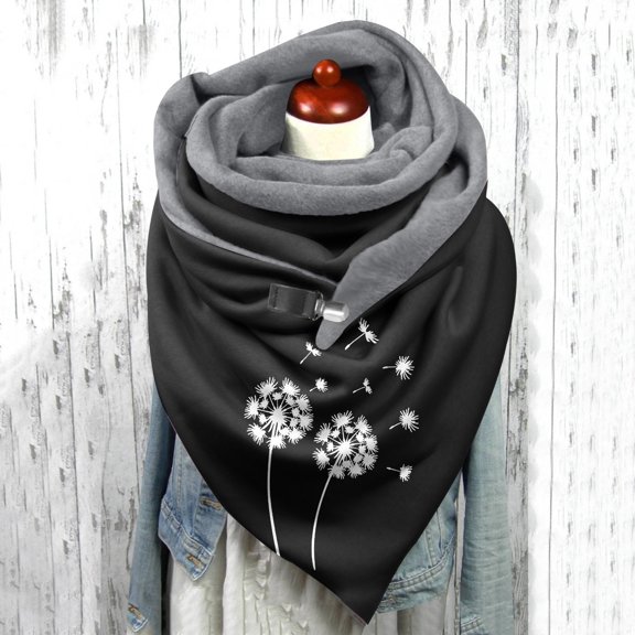 GTEYOIJN Prayer Scarf Womens Autumn and Winter Fashion Scarf Cotton Warm Headscarf Scarf