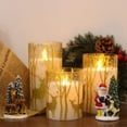 thumbnail image 2 of Luces de cera LED parpadeantes Inteprter para fiestas de Navidad cumpleaños y Halloween 3x LED parpadeantes, 2 of 6
