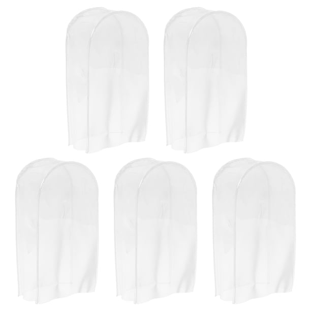 ColoMX 5 protectores de lluvia para muñecas: protectores de lluvia transparentes de PVC para peluches, resistentes al polvo y al agua, ideales para viajes y actividades al aire libre.