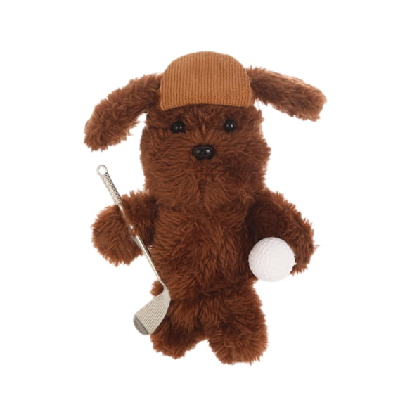 Gaiwos Dog Plush with Golf Ball 5.3 inches, Adorable Sports Theme Dog Stuffed Animal, Ideal Birthday Gifts for Kids and Dog Lover