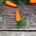 thumbnail image 4 of Easter Carrot Hanging Ornaments, 24pcs Easter Carrot Decoration, DIY Carrots Crafts, Fake Vegetables for Party Festivals Decoration, Premium Foam Glitter Artificial Carrots Foam Mini Set, 4 of 9