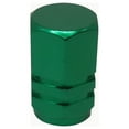 thumbnail image 3 of 4 PCS Style Polished Aluminum Chrome Tire Valve Stem Caps (Green), 3 of 3