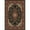 Black, variant on Barclay Medallion Kashan 2 ft. 3 in. x 3 ft. 11 in. Rectangular Area Rug in Ivory