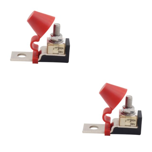 Transemion Marine Terminal Fuse Block for Boat Compact and Waterproof 300A 6.2 x 2 x 4.5cm 2Set