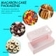thumbnail image 4 of WORGEOUS 10pcs Macaron Caja de embalaje Postres COOKIES Panadería cajas de embalaje con ventana clara, 4 of 8