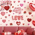 thumbnail image 6 of Jessee 1 Pack Hearts-Shape Valentine's Day Window Clings for Valentine's Decoration Wedding Party Birthday Party Supplies, 6 of 6
