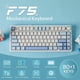 thumbnail image 2 of Teclado mecánico EPOMAKER x AULA F75 Gasket 75% RGB, 2 of 9