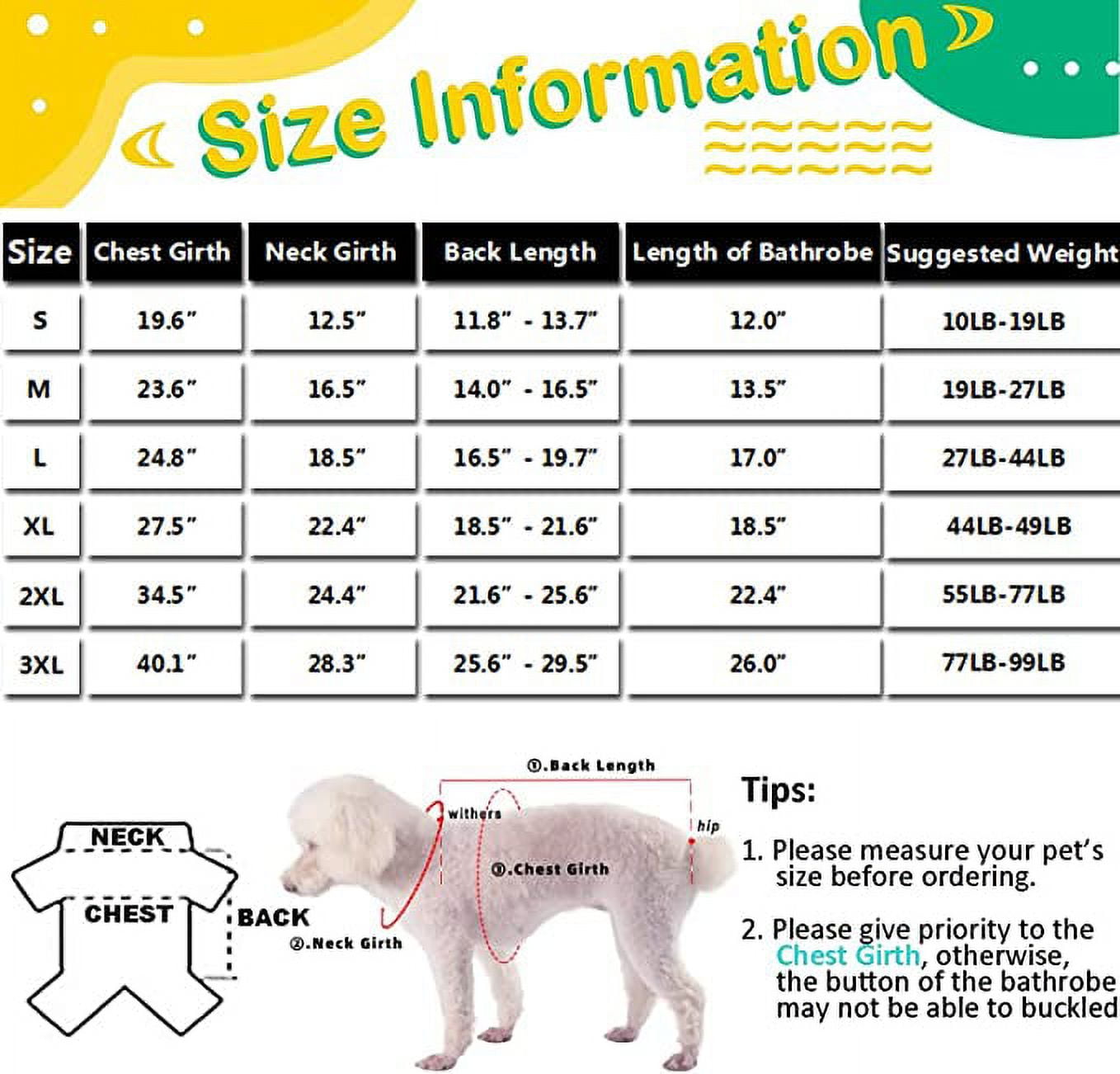 Dog Bathrobe, Microfiber Fast Drying Absorbent Hooded Bath Towel for Puppy Small Medium Large Dog Cat (2XL, LightCyan)