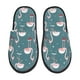thumbnail image 1 of Fotbe Flamingo Pantuflas Peludas para Mujer con Estampado, Zapatillas de Peluche, Zapatos de Invierno para Casa, Uso Interior y Exterior-Medium, 1 of 8