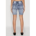 thumbnail image 5 of Womens WAX Fixed Cuff Denim Bermuda Shorts, 5 of 5