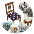 thumbnail image 7 of KLL Corgi Lying With Moons And Stars Pattern Seat Covers for Dining Room Chairs,Washable Chair Seat Chair Covers Seat Protector-Four Pieces, 7 of 7