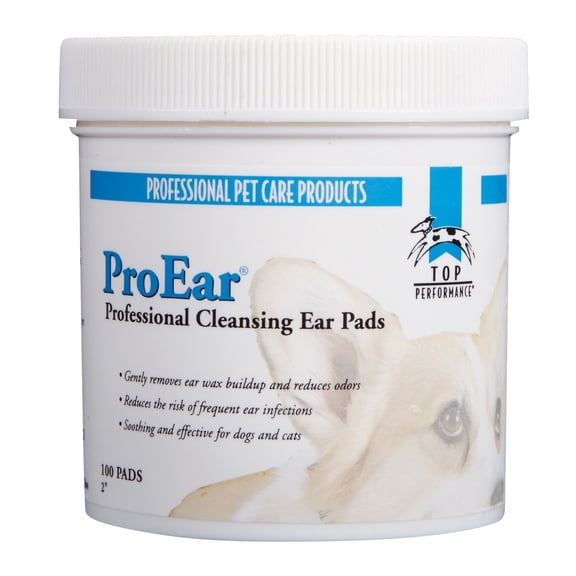 Top Performance Cleansing Ear Pads for Dogs 100Pk