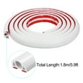 thumbnail image 3 of Uxcell 0.3"D 5.9ft Floor Cord Cover Cable Protector Cable Management White, 3 of 6