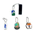 thumbnail image 3 of LLavero de PVC de 20 piezas, accesorios de serie de bebidas, bonito diseño, llavero personalizado, suministros para fiesta, regalo de cumpleaños, 3 of 4