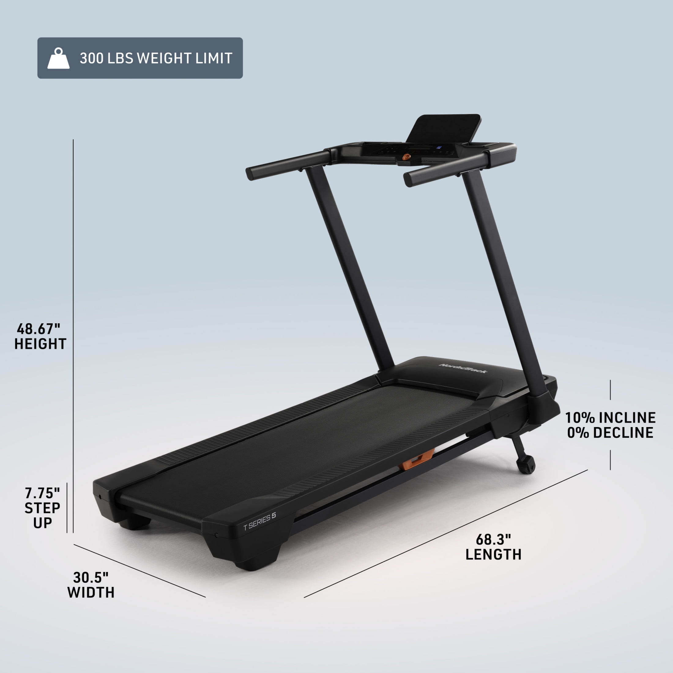 NordicTrack T 5 S; Indoor Home Treadmill for Running, Walking