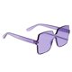thumbnail image 5 of Gafas de sol clásicas de una pieza sin montura, cuadradas, lentes completas coloridas para la playa de verano Púrpura Soledad Gafas de sol clásicas sin montura, 5 of 10