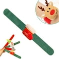 thumbnail image 2 of HCTSHG Stuffed Plush Slap Bracelets Christmas Party Favors Kids, Snap Bracelets Bulk Wristband, Birthday Exchange Gift Bag Stuffer Christmas Party Supplies Decor, 2 of 9