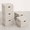 Beige-Large -5 Pack, variant on Medium 15" 21 Quart Collapsible Stackable Storbwith Lids 5 Packs Beige Foldable Fabric Closet Boxes Heavy-duty Linen Cube Baskets Container For Bedroom Office (15 X 11 8)