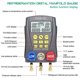 thumbnail image 3 of Pressure Gauge Refrigeration Digital Vacuum Pressure Manifold Tester Meter HVAC Temperature Tester G, 3 of 5