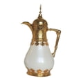 thumbnail image 4 of Café de aislamiento CARAFE Arabian Coffee Bot 0.8L con boquilla de lujo adornos de inauguración de joyas portátiles tetera tetera, 4 of 8