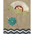 thumbnail image 3 of Vess, June Erica 15x18 Black Modern Framed Museum Art Print Titled - Petal Patterns IV, 3 of 5