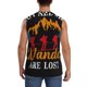 thumbnail image 4 of Fotbe Not All Who Wander Are Lost Hiking Men's Camiseta sin Mangas Estampada para Hombres, Playera Casual para Gimnasio, Entrenamiento, Playa-Small, 4 of 7