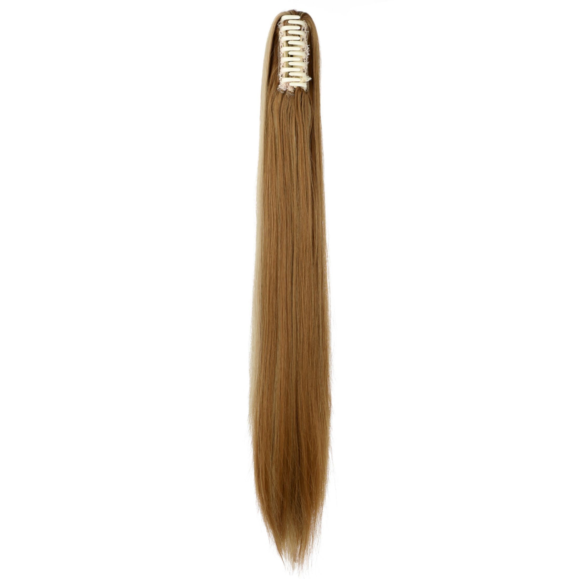 AynnQueen Ponytail Extension Claw Clip in Pony Tails Hair Extensions Synthetic Wavy Straight Secret Ponytail Hairpiece 18/21 Inch