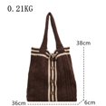 thumbnail image 4 of Bolso de mano tejido GEEK para mujer, bolso de hombro tejido, diseño lujoso, bolso de mano moderno de gran capacidad, bolso de viaje bohemio para mujer, nuevo, 4 of 5