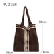 thumbnail image 4 of Bolso de mano tejido GEEK para mujer, bolso de hombro tejido, diseño lujoso, bolso de mano moderno de gran capacidad, bolso de viaje bohemio para mujer, nuevo, 4 of 5