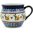 thumbnail image 3 of Polish Pottery 11 oz Bubble Mug (Apple Pears Theme) Hand Painted in Boleslawiec, Poland + Certificate of Authenticity, 3 of 6