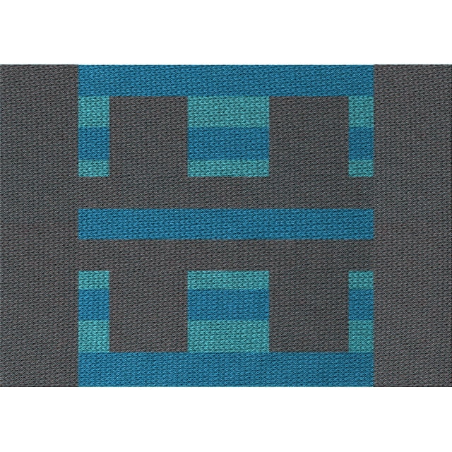 Ahgly Company Machine Washable Indoor Rectangle Transitional Glacial Blue Ice Blue Area Rugs, 5' x 7'