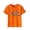 Orange, variant on Valentine's Day kid shirts for girl orange Scoop Neck Short Sleeve Toddler Kids Girls 2025 Comfortable Shirt Kids Clothes Toddler Kids Girls 2025 Summer Tops Orange 4 T