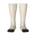 thumbnail image 1 of JUNZAN pita baked bread Pattern Fun Novelty Knee Warmer High Socks, 1 of 6